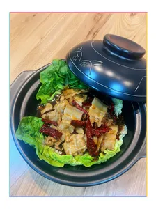 Claypot Pork Belly with Salted Fish 咸鱼花腩煲