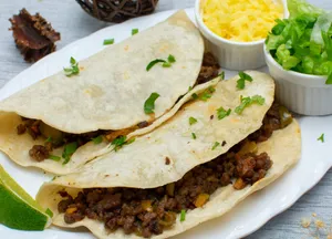 Beef & Cheese tacos